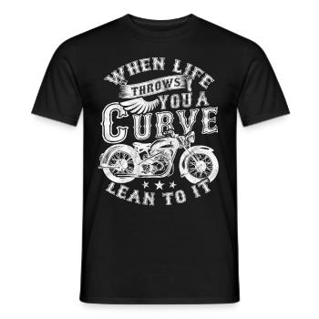 moto - T-shirt homme - noir - Devant - AI Model Male 178 light (178cm)