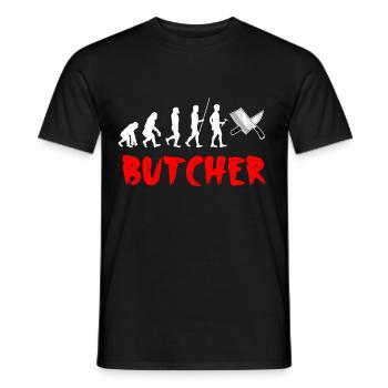 Boucher - T-shirt homme - noir - Devant - AI Model Male 178 light (178cm)