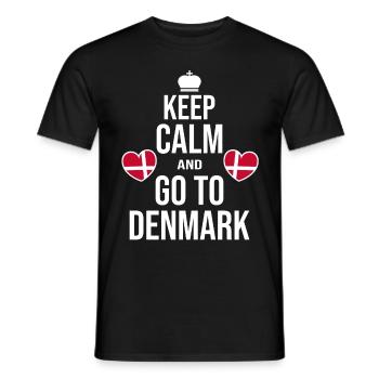 Dänemark Skandinavien Wikinger Nordish Copenhagen - Männer T-Shirt - Schwarz - Vorne - AI Model Male 178 light (178cm)