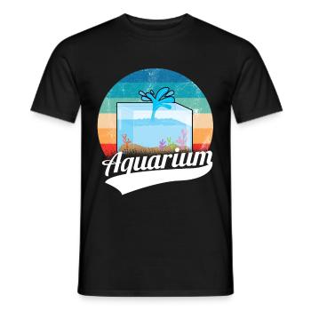 Aquarium - T-shirt homme - noir - Devant - AI Model Male 178 light (178cm)