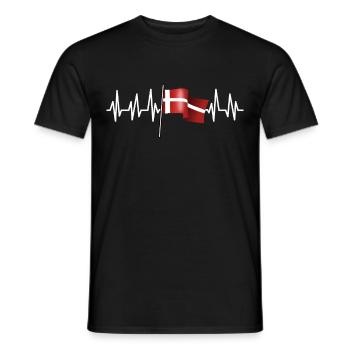 Dänemark Kopenhagen Skandinavien Danish Europa - Männer T-Shirt - Schwarz - Vorne - AI Model Male 178 light (178cm)