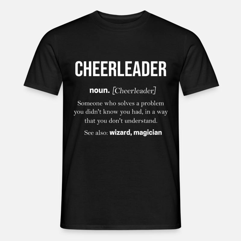 Cheerleader - Männer T-Shirt - Schwarz