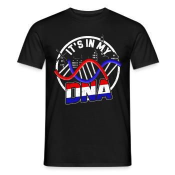 Netherlands - Men's T-Shirt - black - Front - AI Model Male 178 light (178cm)