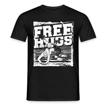 Lutte - T-shirt homme - noir - Devant - AI Model Male 178 light (178cm)