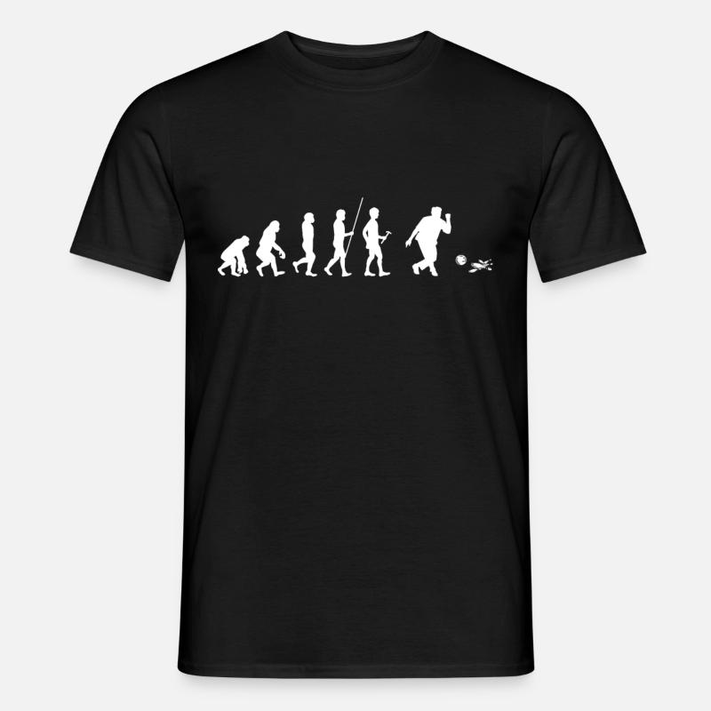 Bowling - Männer T-Shirt - Schwarz