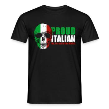 Italie mafia Milan Italien Cadeau Rome - T-shirt homme - noir - Devant - AI Model Male 178 light (178cm)
