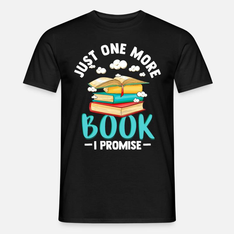 Buch - Männer T-Shirt - Schwarz