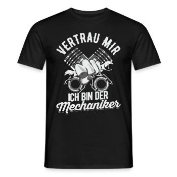 mekaniker - Mænd T-shirt - sort - Foran - AI Model Male 178 light (178cm)