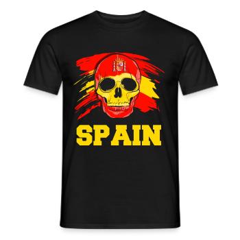 Espagne Tshirt Andalousie Spain Matador cadeau - T-shirt homme - noir - Devant - AI Model Male 178 light (178cm)