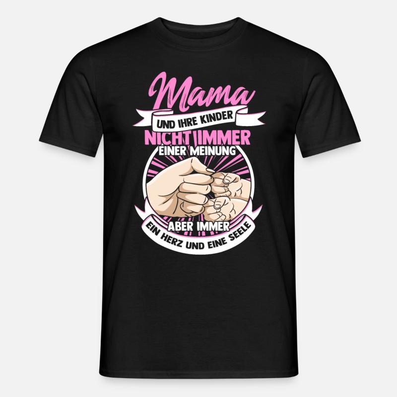 Muttertag - Männer T-Shirt - Schwarz
