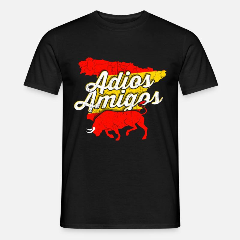 Spanien - Männer T-Shirt - Schwarz