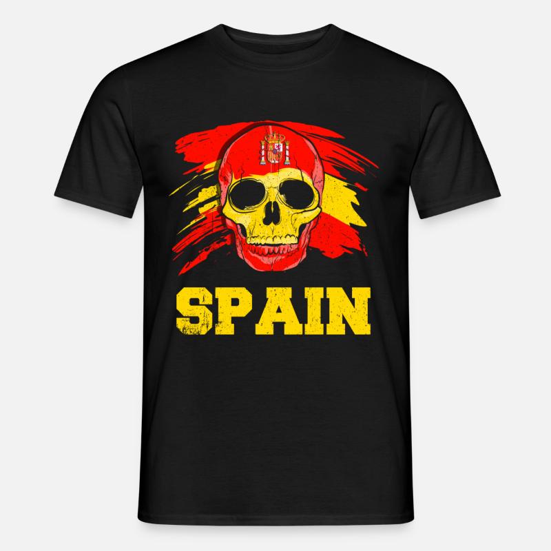 Spanien - Männer T-Shirt - Schwarz