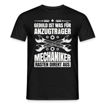 Mechaniker - Männer T-Shirt - Schwarz - Vorne - AI Model Male 178 light (178cm)