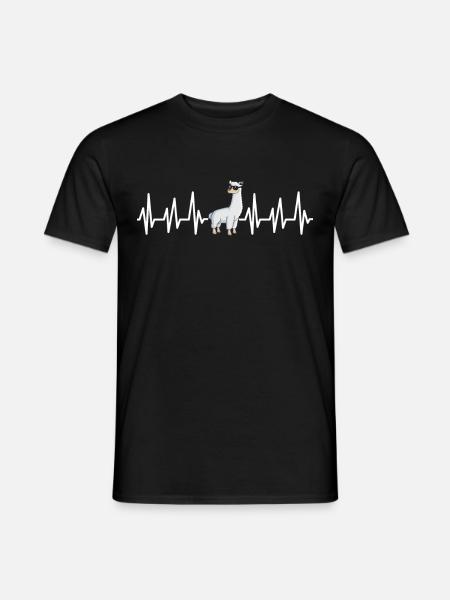 lama - Men's T-Shirt - black