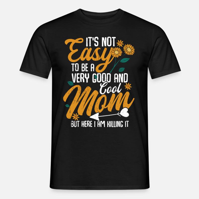 Muttertag - Männer T-Shirt - Schwarz