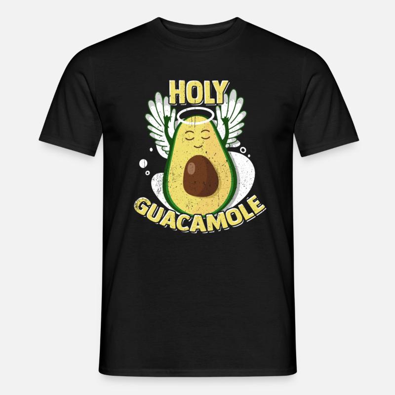 Avocado - Männer T-Shirt - Schwarz