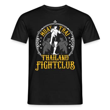Muay Thai - Men's T-Shirt - black - Front - AI Model Male 178 light (178cm)