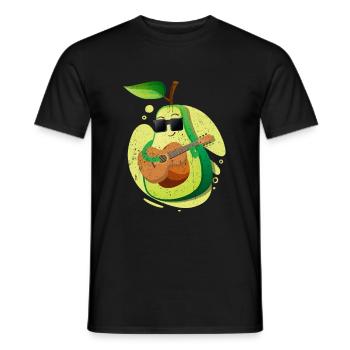 Avocado Geschenk Diät Gesund Keto Vegan Vegetarier - Männer T-Shirt - Schwarz - Vorne - AI Model Male 178 light (178cm)