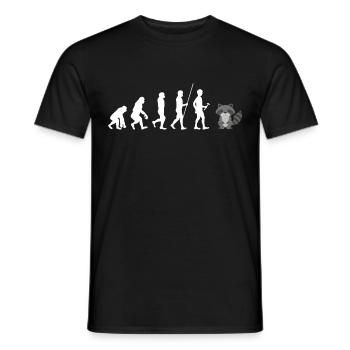 Rat de lavage - T-shirt homme - noir - Devant - AI Model Male 178 light (178cm)