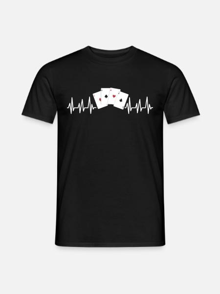 Poker - T-shirt homme - noir