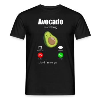 Avocado - T-shirt homme - noir - Devant - AI Model Male 178 light (178cm)