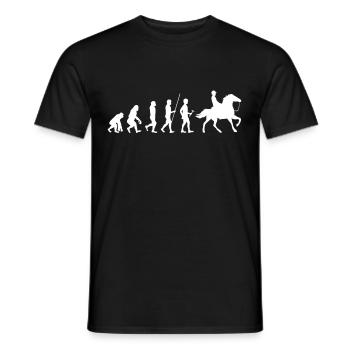 Icelandic Horse Gift Horse Pony Tölt Iceland Horse - Men's T-Shirt - black - Front - AI Model Male 178 light (178cm)