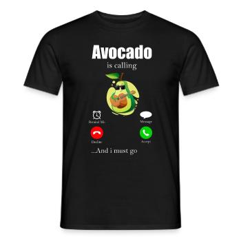 Avocado - T-shirt homme - noir - Devant - AI Model Male 178 light (178cm)