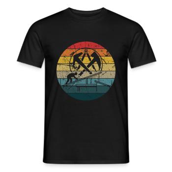 Couvreurs - T-shirt homme - noir - Devant - AI Model Male 178 light (178cm)