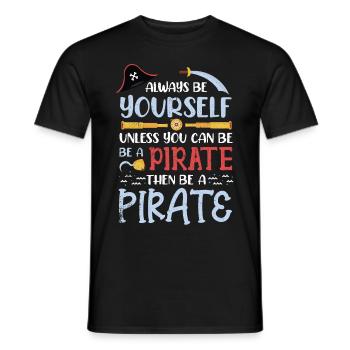 Pirat - T-shirt homme - noir - Devant - AI Model Male 178 light (178cm)