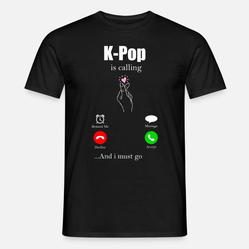 K-Pop - Mænd T-shirt - sort