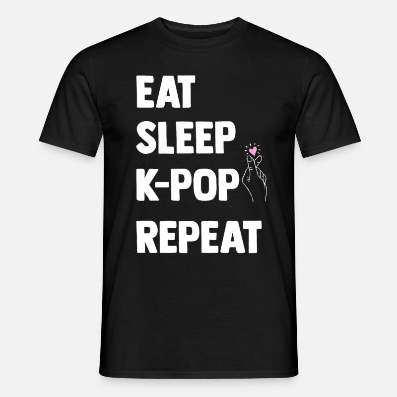 K-Pop - Männer T-Shirt - Schwarz