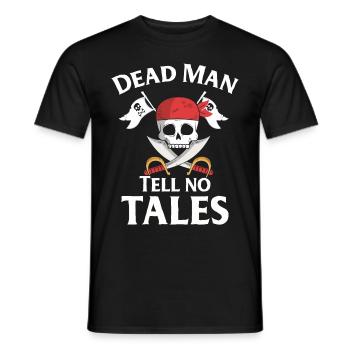 Pirat - T-shirt homme - noir - Devant - AI Model Male 178 light (178cm)