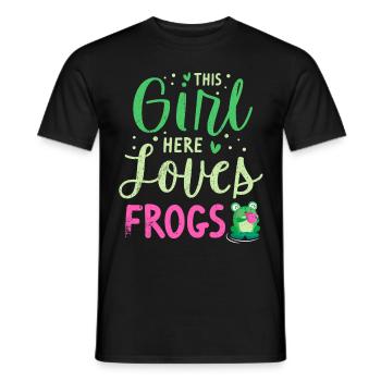 Grenouille - T-shirt homme - noir - Devant - AI Model Male 178 light (178cm)