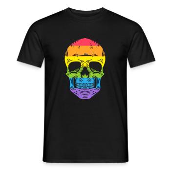 LGBT Schwul Gay Pride CSD Lesbe Homosexuell Lesbe - Männer T-Shirt - Schwarz - Vorne - AI Model Male 178 light (178cm)