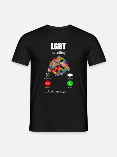 LGBT - Men's T-Shirt - black