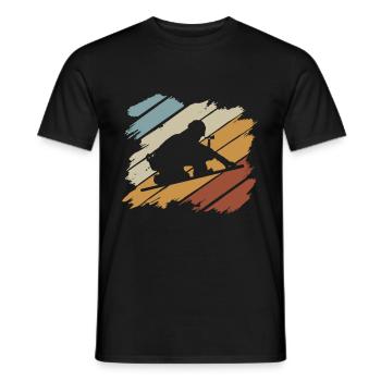 Dachdecker - Männer T-Shirt - Schwarz - Vorne - AI Model Male 178 light (178cm)