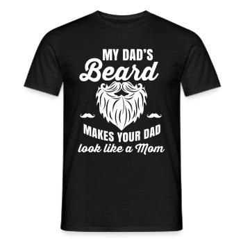Bart - Männer T-Shirt - Schwarz - Vorne - AI Model Male 178 light (178cm)