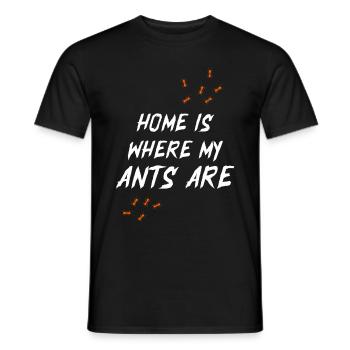 Ant Insect Gift Nature Vermin Bug Ant - Men's T-Shirt - black - Front - AI Model Male 178 light (178cm)