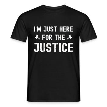 Avocat Avocat Avocat Juge Avocat Cabinet d’avocats - T-shirt homme - noir - Devant - AI Model Male 178 light (178cm)