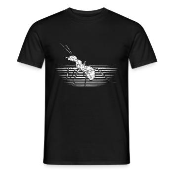 Ant insect - Men's T-Shirt - black - Front - AI Model Male 178 light (178cm)