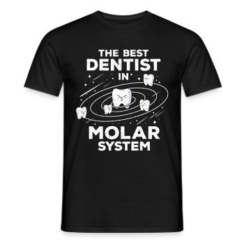 Dentist - Men's T-Shirt - black - Front - AI Model Male 178 light (178cm)