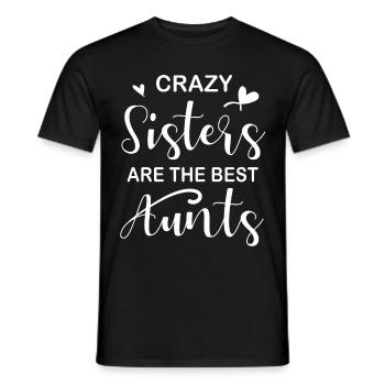 Aunt Godmother Pregnant Baby Sister Niece - Men's T-Shirt - black - Front - AI Model Male 178 light (178cm)