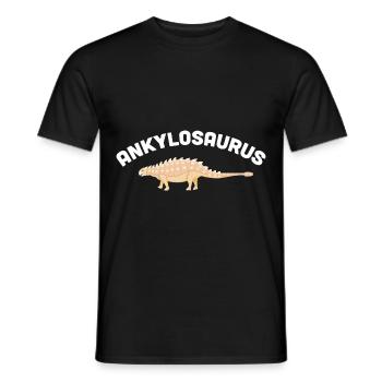 Ankylosaurus Ankylosaurus Dinosaurier Paläontologe - Männer T-Shirt - Schwarz - Vorne - AI Model Male 178 light (178cm)