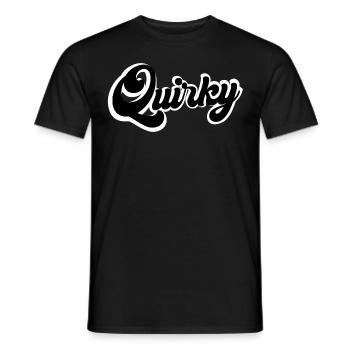 Quirky Retro Vintage schrullig Fun lustig - Männer T-Shirt - Schwarz - Vorne - AI Model Male 178 light (178cm)