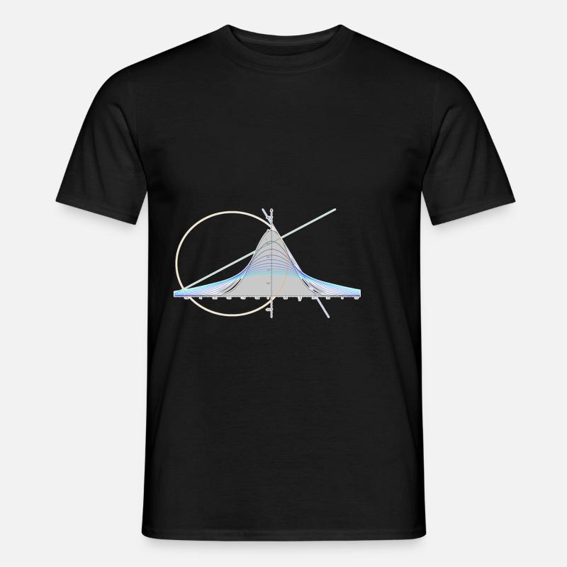 Mathematics - Evaluation, Integration, Gauss - Men’s T-shirt - black