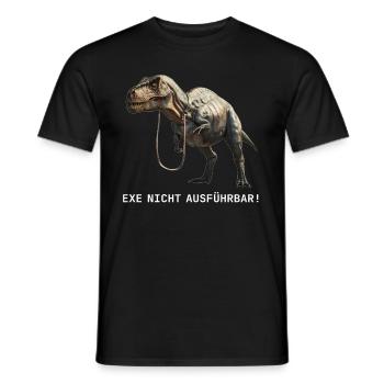 Cybersecurity IT-Sicherheit Computer Techniker - Männer T-Shirt - Schwarz - Vorne - AI Model Male 178 light (178cm)