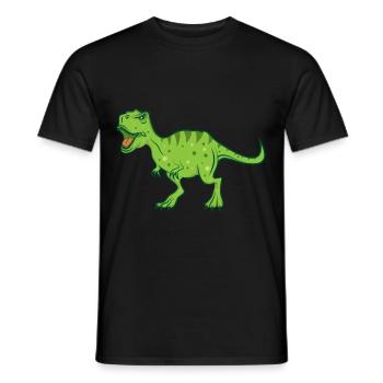 Dinosaurier Party Tyrannosaurus Rex Dino Geschenk - Männer T-Shirt - Schwarz - Vorne - AI Model Male 178 light (178cm)