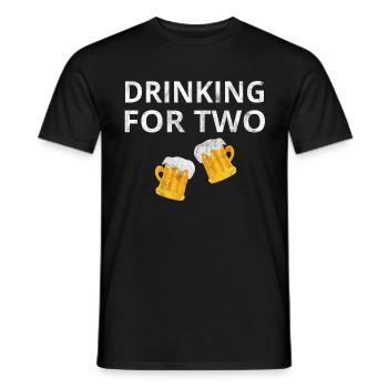 Party - Männer T-Shirt - Schwarz - Vorne - AI Model Male 178 light (178cm)