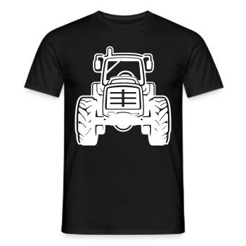 Traktor Bauer Farmer Symbol - Männer T-Shirt - Schwarz - Vorne - AI Model Male 178 light (178cm)