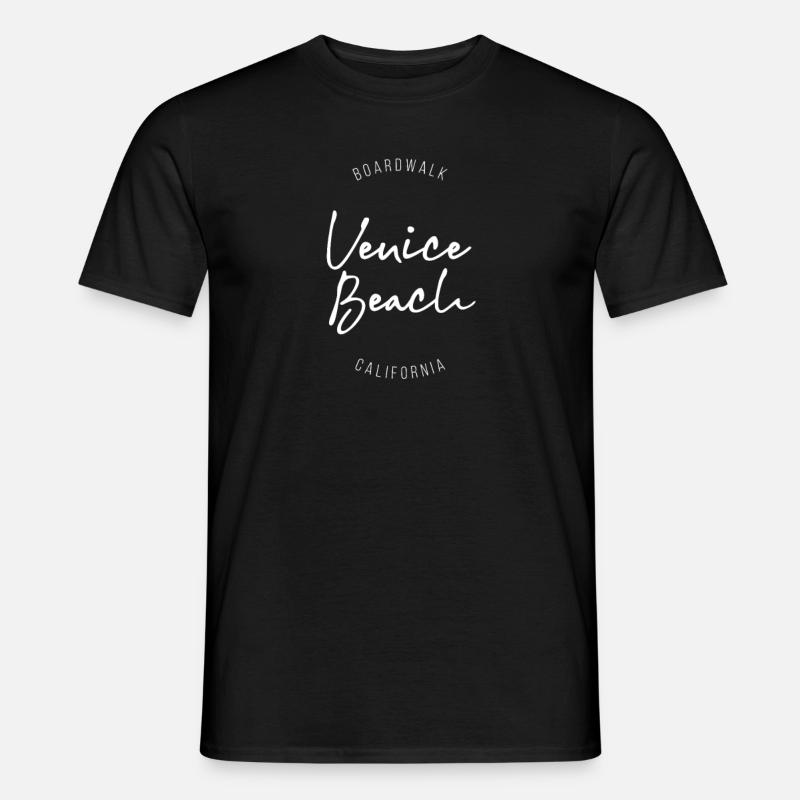 Venice Beach California Design - Männer T-Shirt - Schwarz